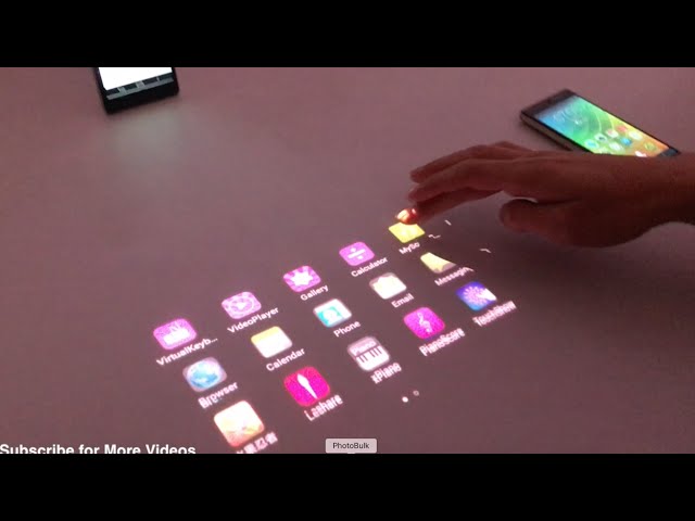 VIDEO: Lenovo Smart Cast: Laser Projection Smartphone Demo and Overview