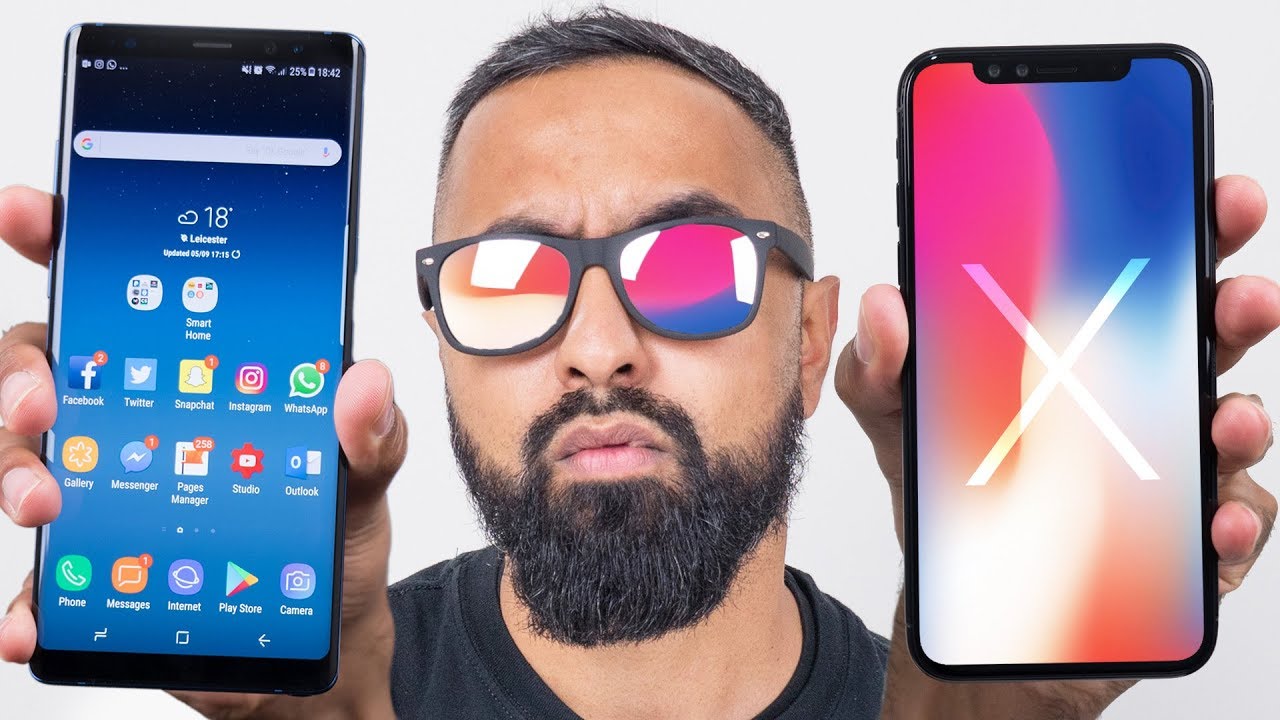 iPHONE X  vs  Samsung Galaxy Note 8, जाने कौन सा फ़ोन हैं बेस्ट