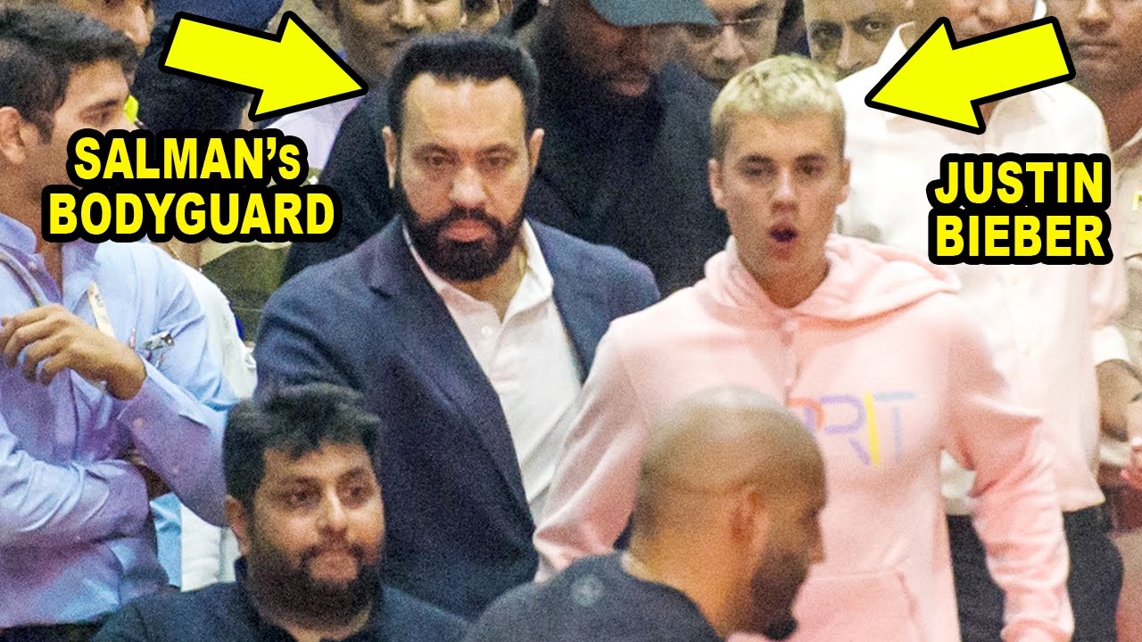 VIDEO : JUSTIN BIEBER के साथ दिखे सलमान खान के बॉडीगार्ड शेरा || देखिये ये वीडियो