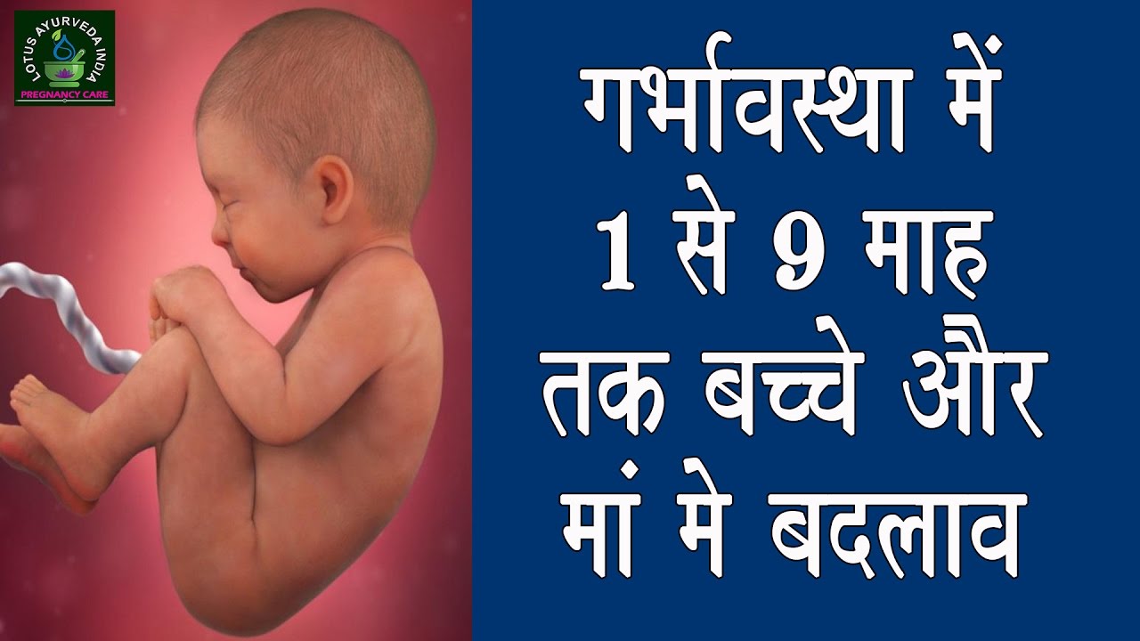 गर्भावस्था में 1-9 माह तक बच्चे और माँ में बदलाव | baby growth-changes in mother during Pregnancy