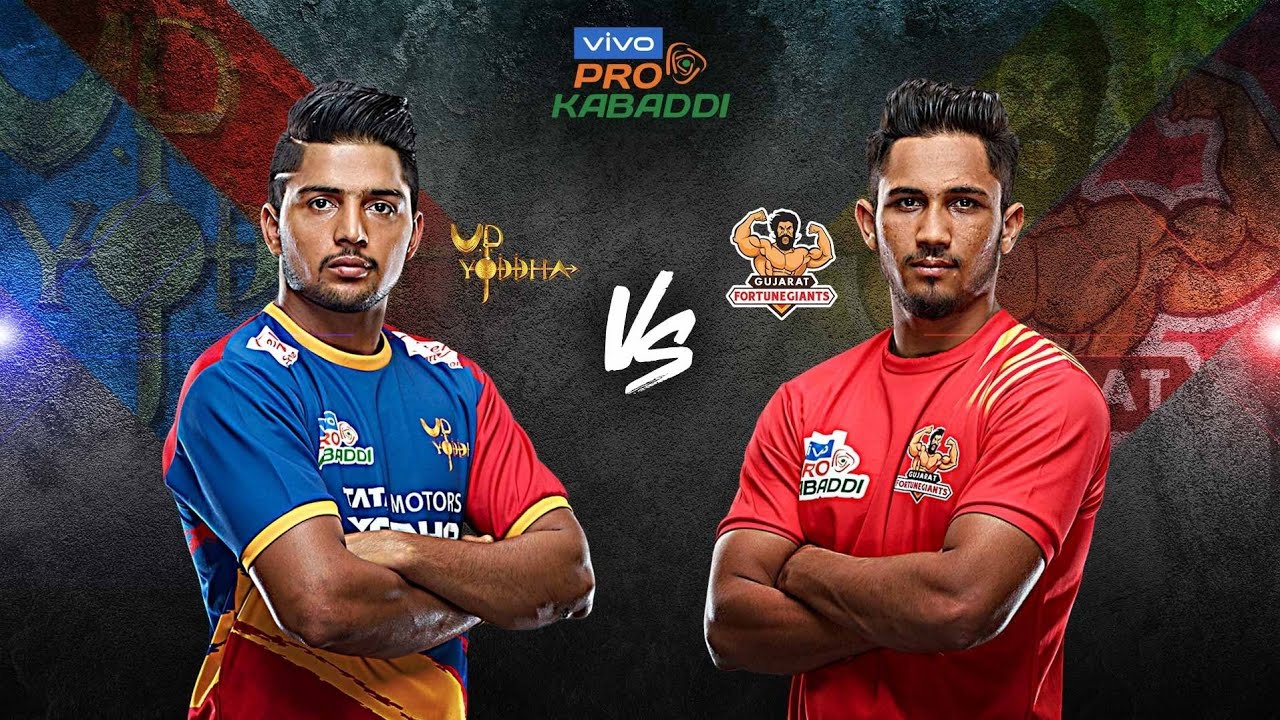 Pro Kabaddi 2019 Highlights: UP Yoddha vs Gujarat Fortune Giants .