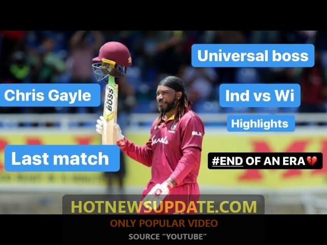 Chris Gayle Last Match । Universal Boss Gayle Farewell । Last innings of Chris Gayle ।