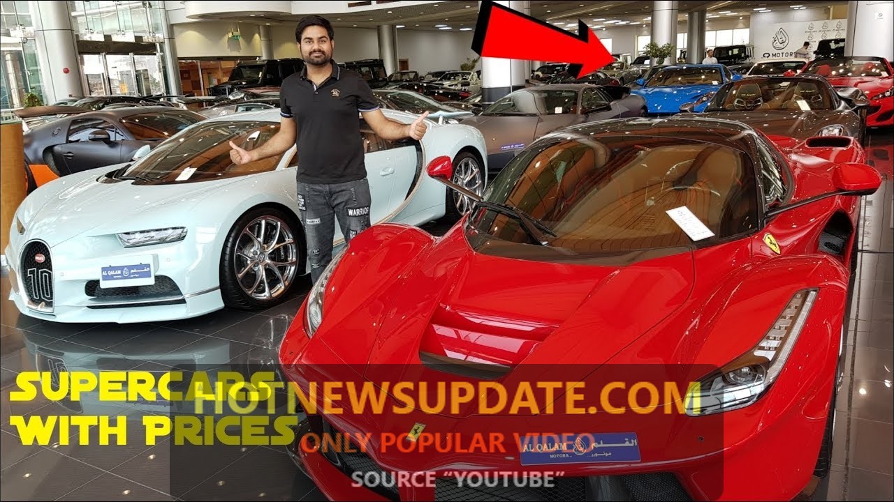 Dubai Supercars With Prices। Dubai Luxury Cars।