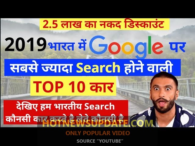 Top 10 Car Searched on Google India in 2019।