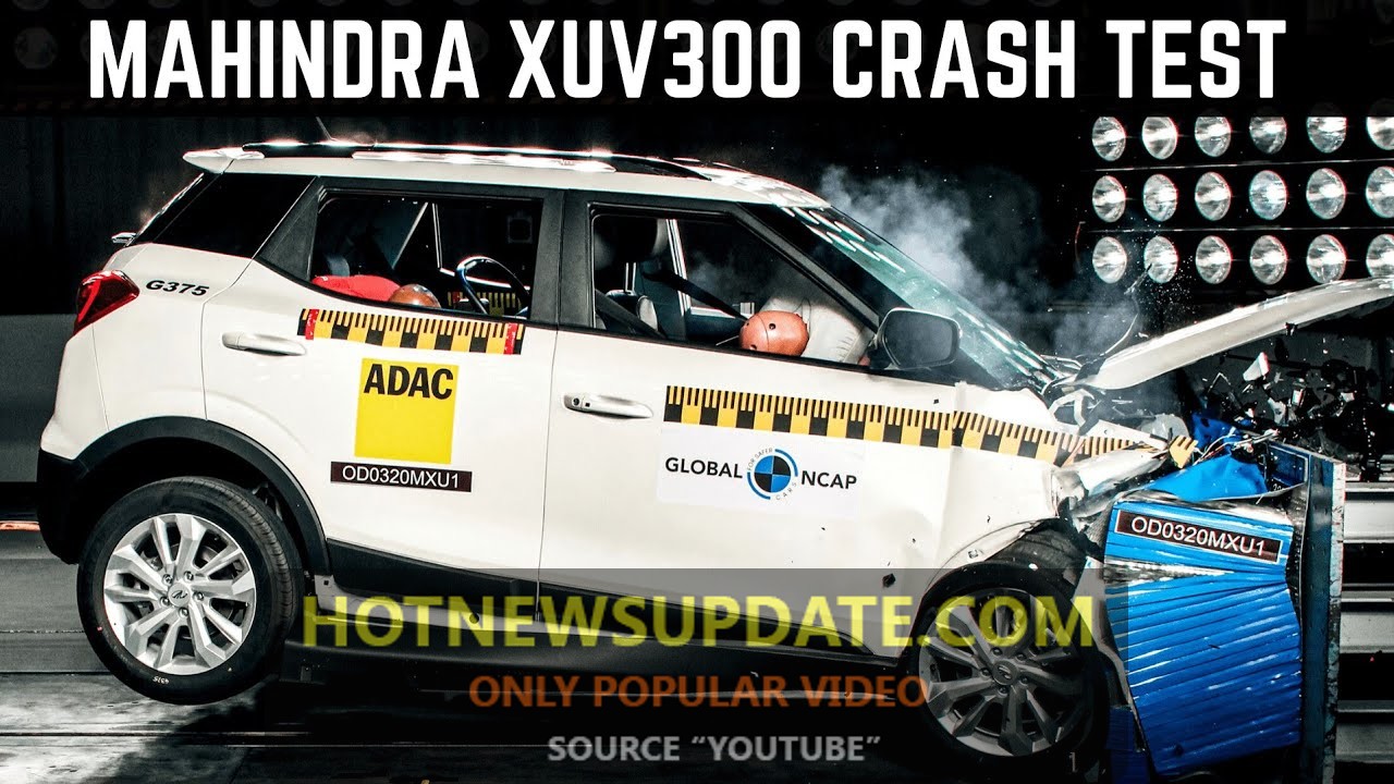 Mahindra XUV300 Crash Test। Mahindra XUV300 Global NCAP Safety Ratings।