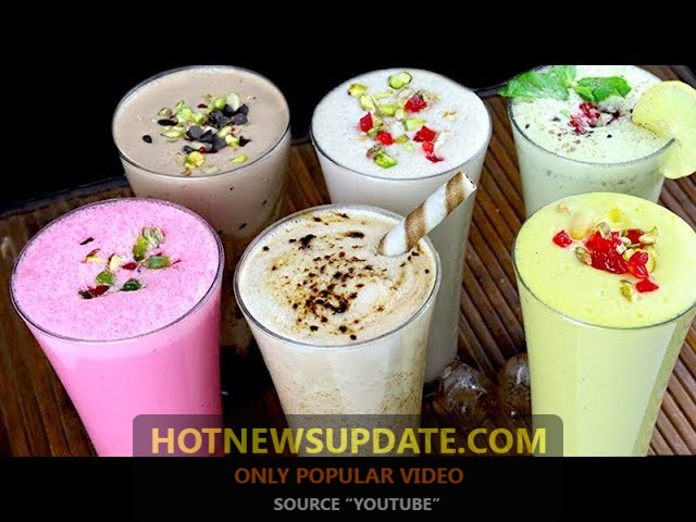 घर पर बनाये 6 तरीके की धांसू नयी लस्सी।Flavoured Lassi।