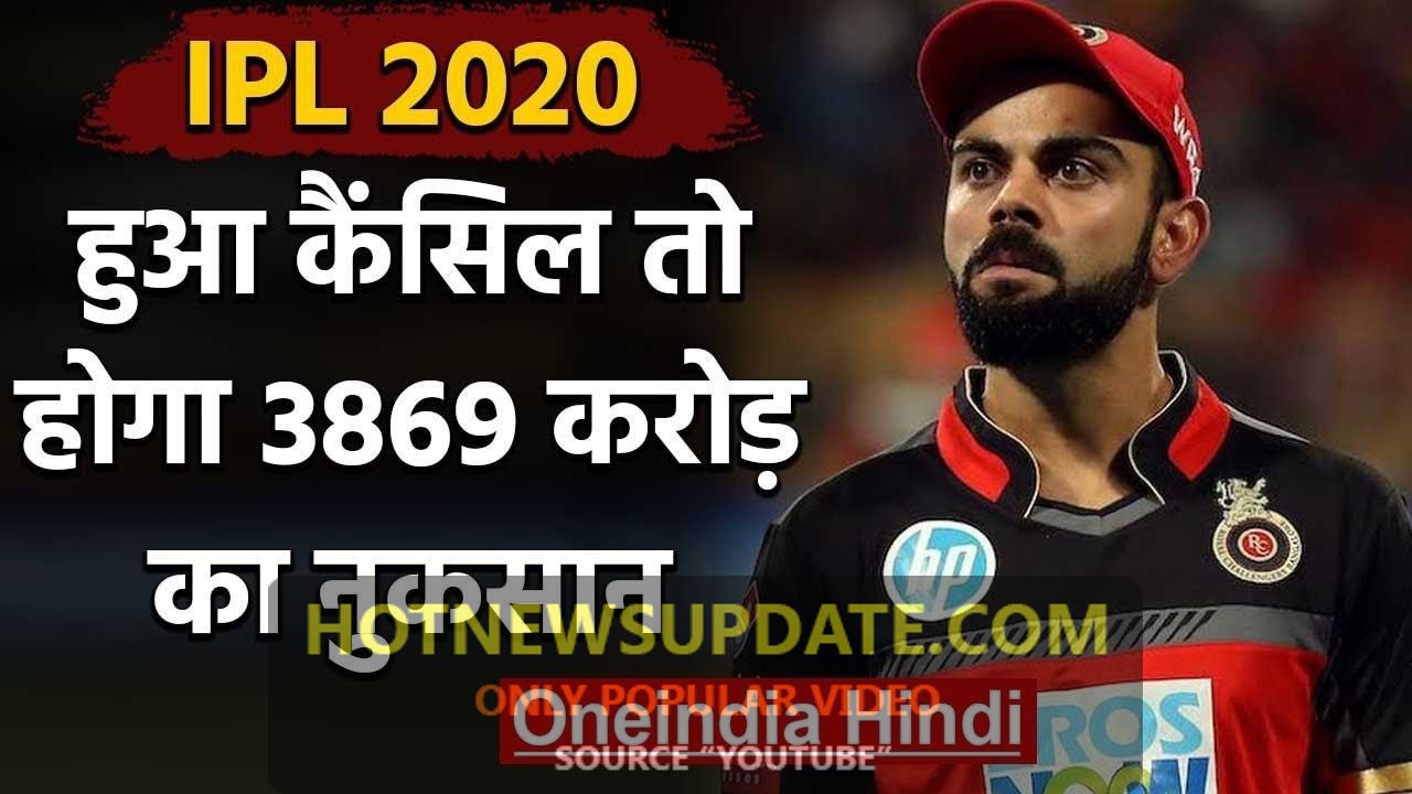 अगर आईपीएल 2021 नहीं हुआ तो इतने पैसो का होगा नुकसान।