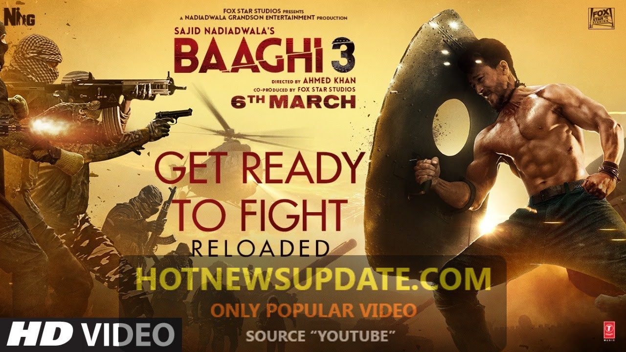 Get Ready to Fight Reloaded।Baaghi 3।Tiger Shroff, Shraddha Kapoor।