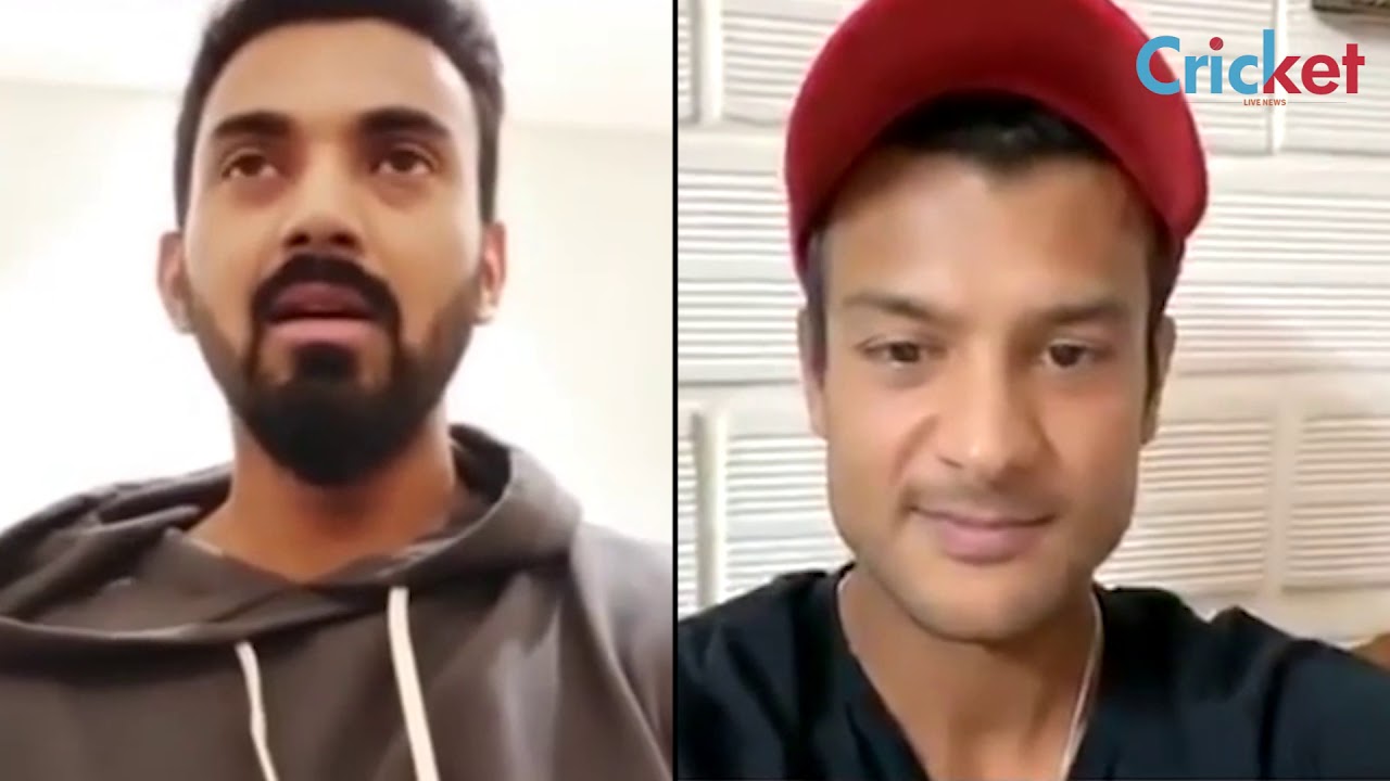 K L Rahul LIVE Instagram Chat With Mayank Agarwal।