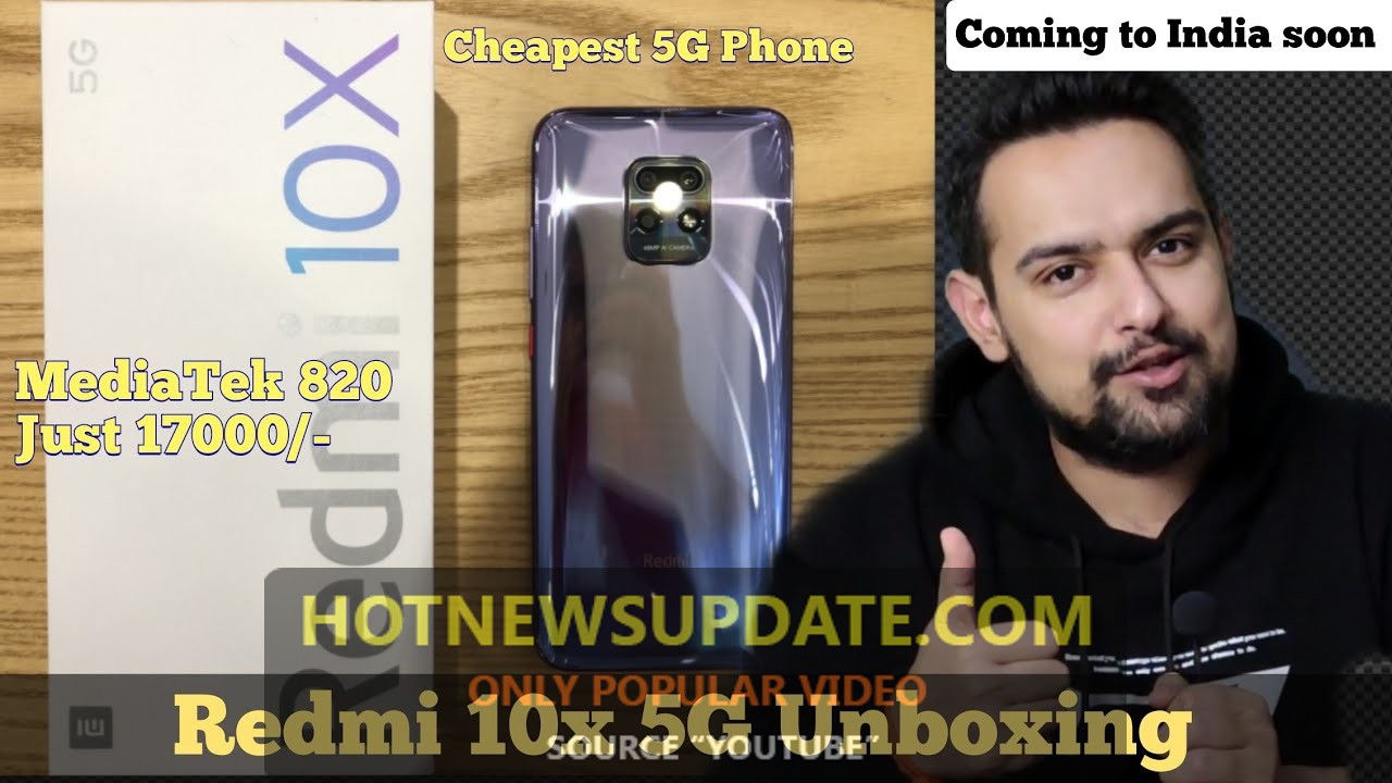 Redmi 10x 5G MediaTek 820 Unboxing and First Impression।