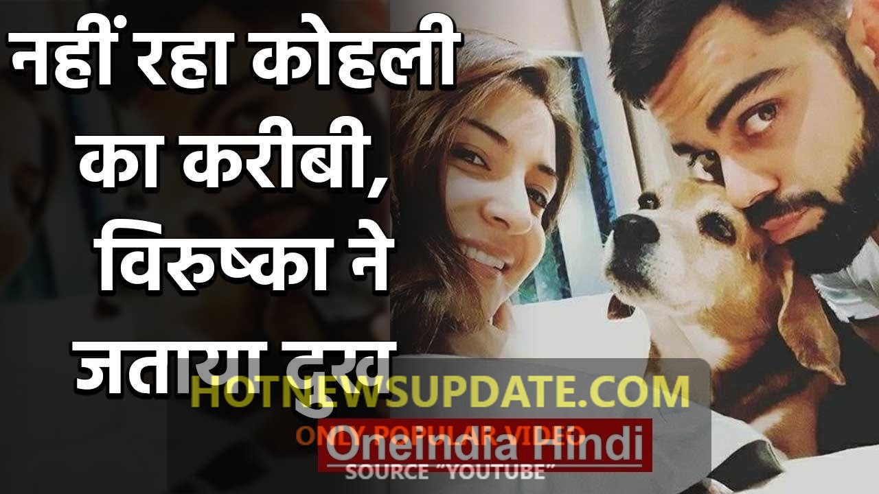 Virat Kohli Mourn Death of their Pet Dog ‘Bruno’।