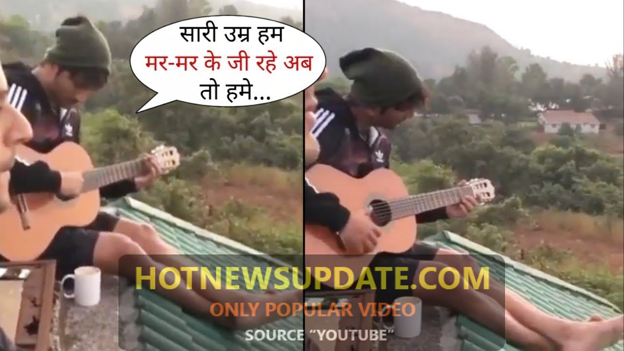 Sushant Singh Rajput Playing Guitar to overcome Frustration।