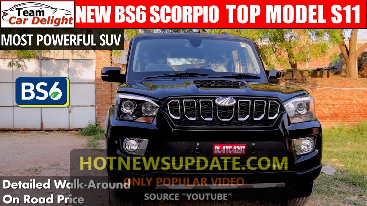 New Scorpio S11 Top Model BS6 Most Detailed Walkaround।