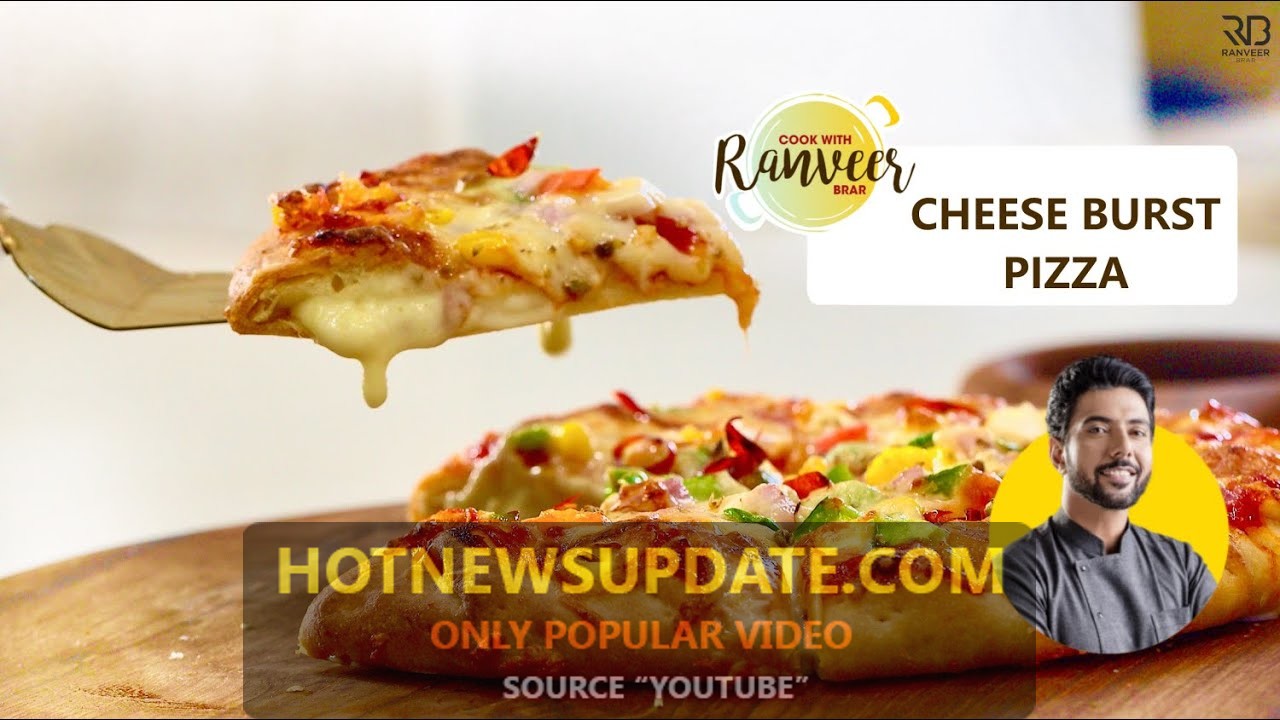 Cheesy Crust Pizza no oven।चीज़ बर्स्ट पीज़्ज़ा बनाये अपने घर पर।