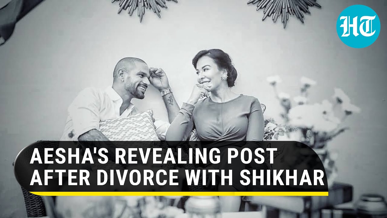 Cricketer Shikhar Dhawan and his Wife Ayesha Mukharji Divorced